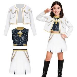 BNWT HUNTRIX K POP DEMON HUNTER ZOEY GOLDEN COSTUME 3-Piece 6/7